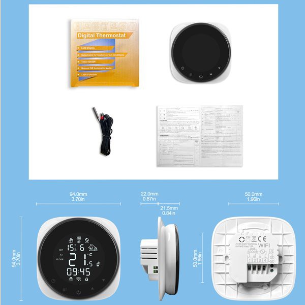 floor water heating thermostat HY316